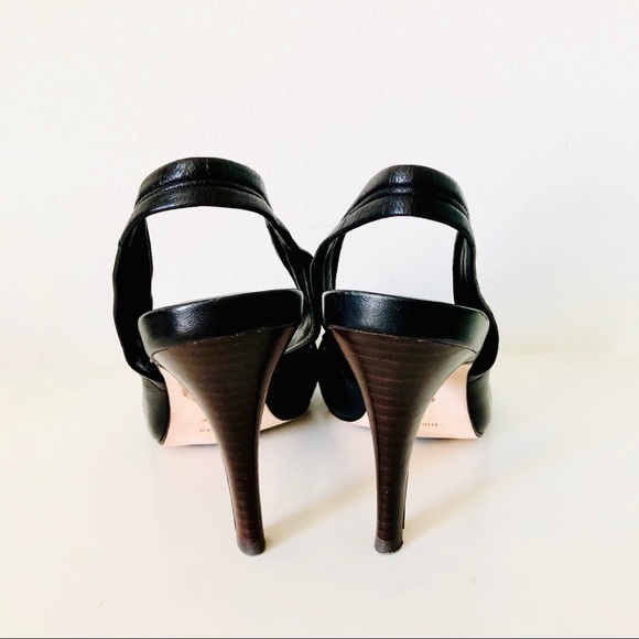 COLE HAAN⚡️CrossStrap Leather Slingback Heels_8.5B - Picture 6 of 8